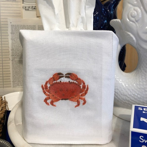 Crab Tissue Box Cover
