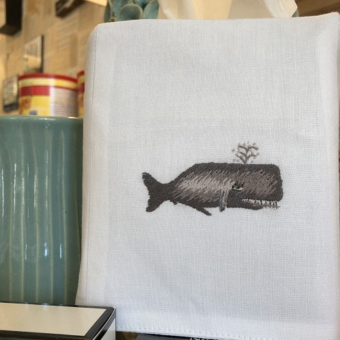 Whale Tissue Box Cover