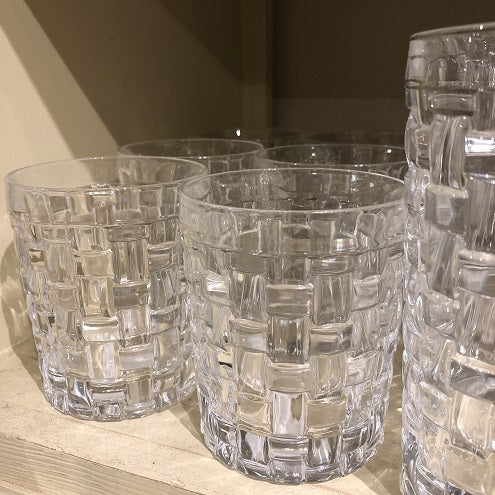 Basketweave Whiskey Glass