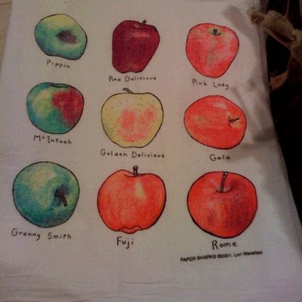 Apple Flour Sack Towel