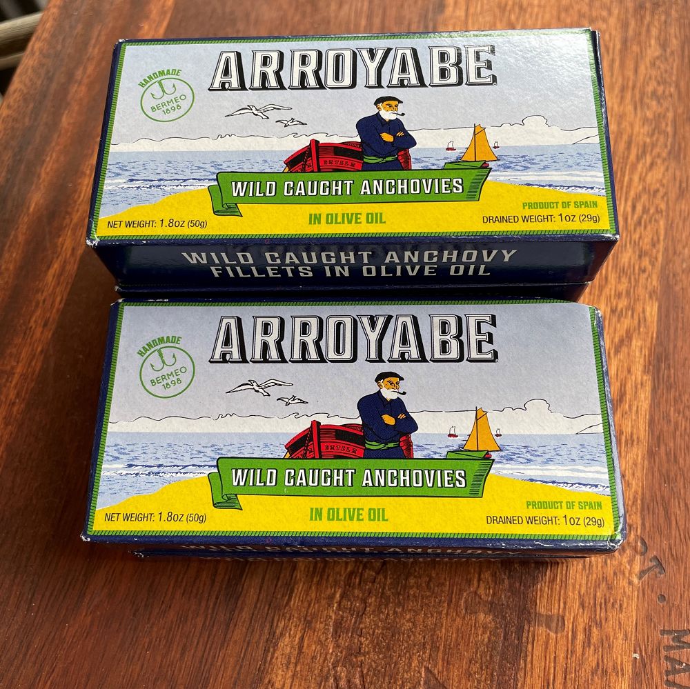 Wild Caught Anchovies in Olive Oil