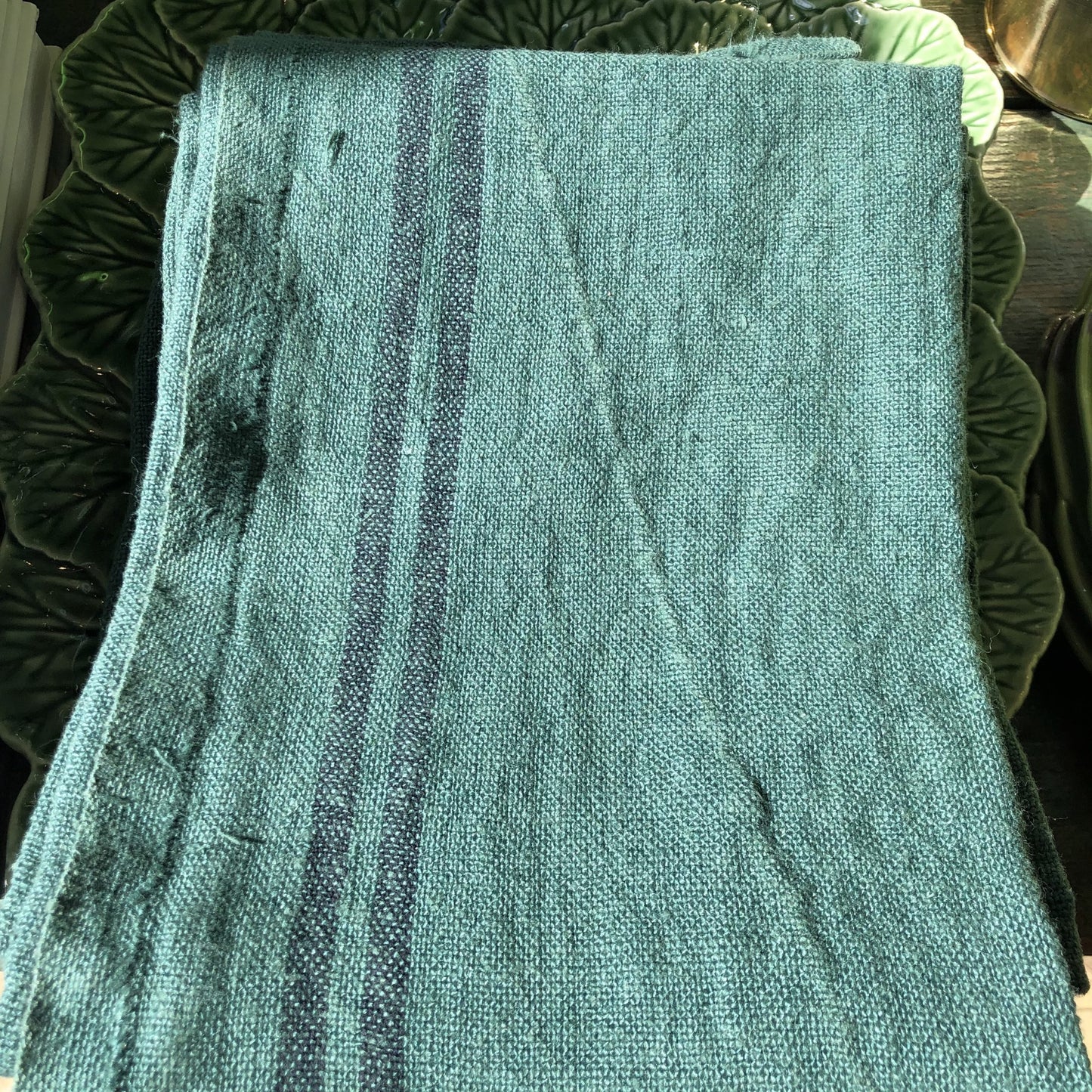 Country Green Tea Towel
