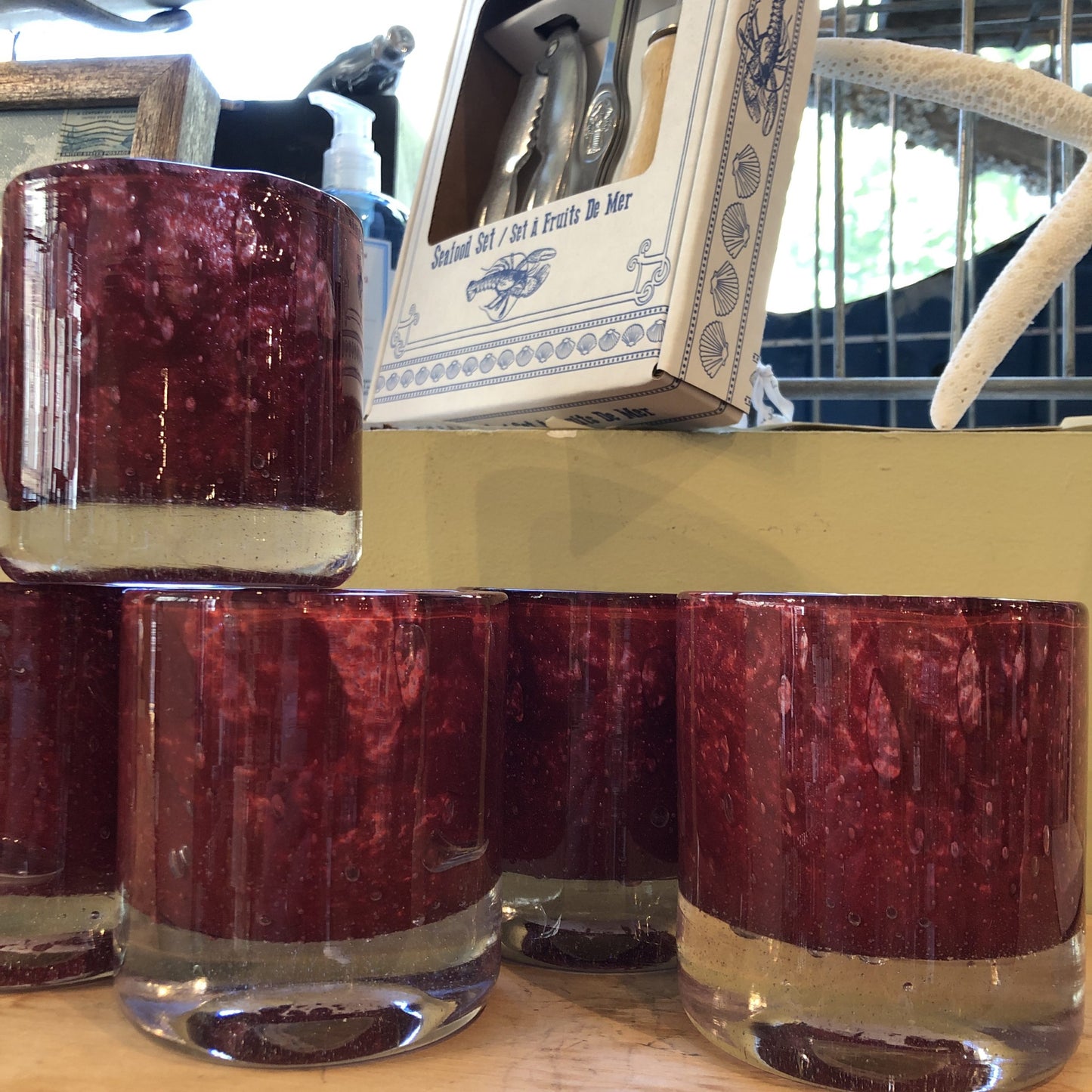 Henry Dean Large Claret Vessel