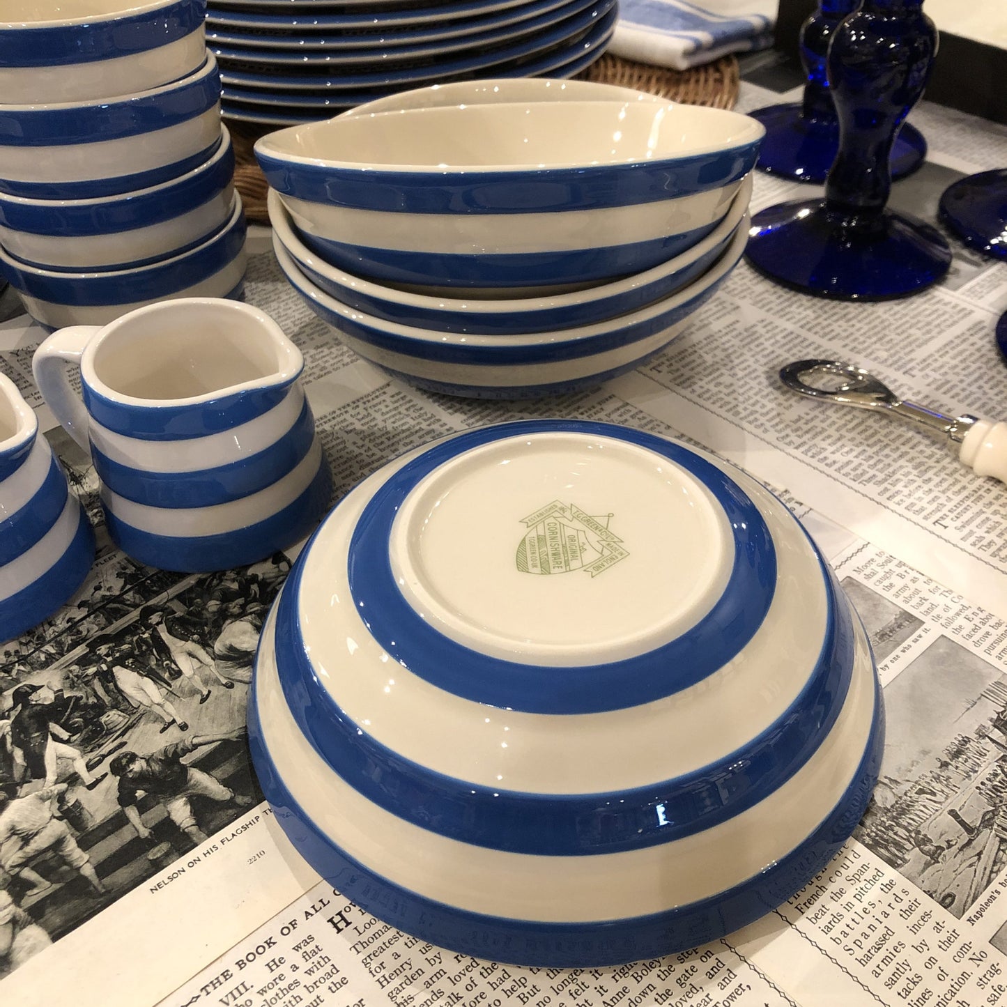 Cornishware Blue Cereal Bowl