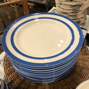 Cornishware Blue Dinner Plate
