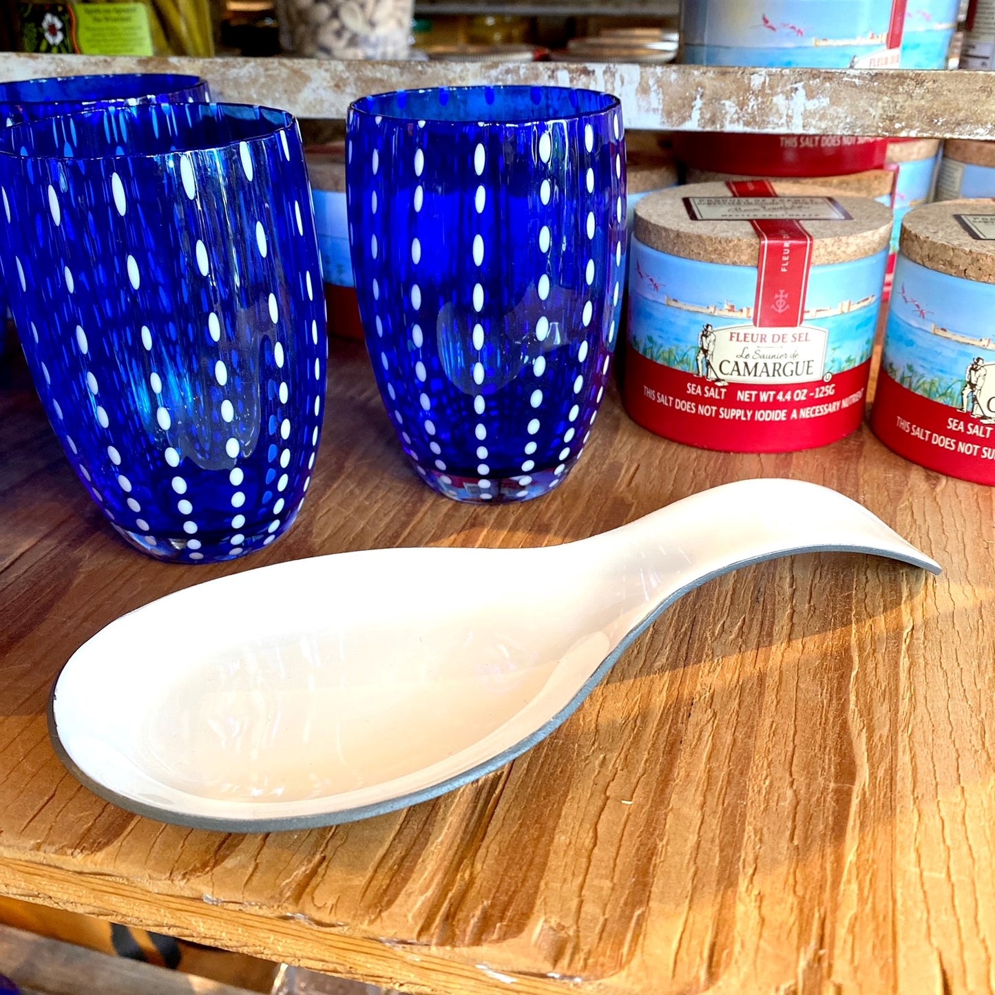 Enamel Spoon Rest
