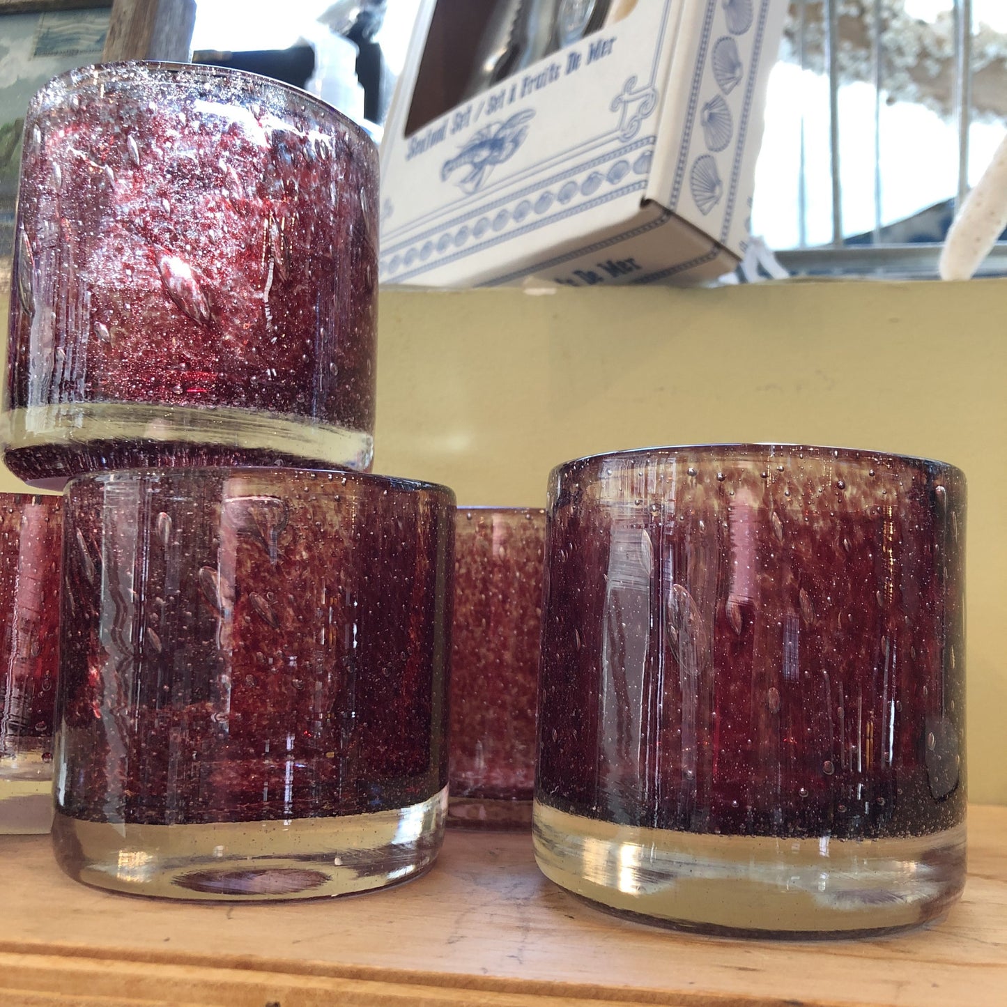 Henry Dean Small Garnet Vessel