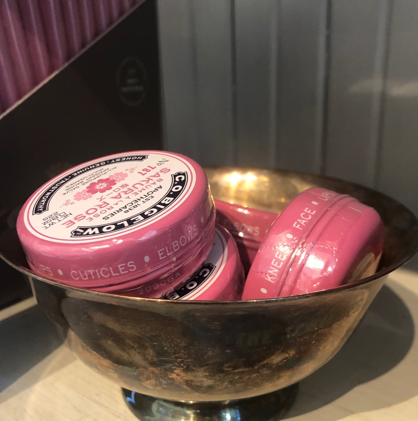 Sakura Rose Salve Tin