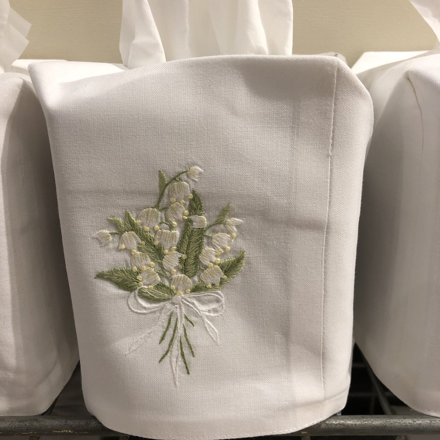 Lily of the Valley Tissue Box Cover