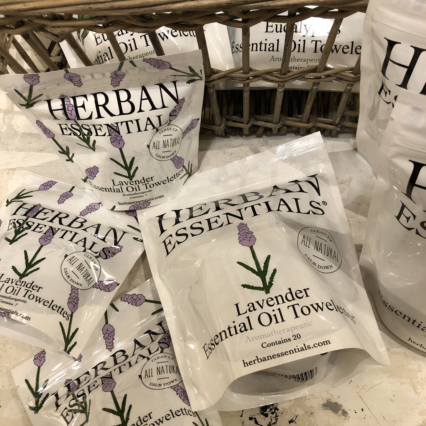 Lavender Large Bag Herbal Wipes