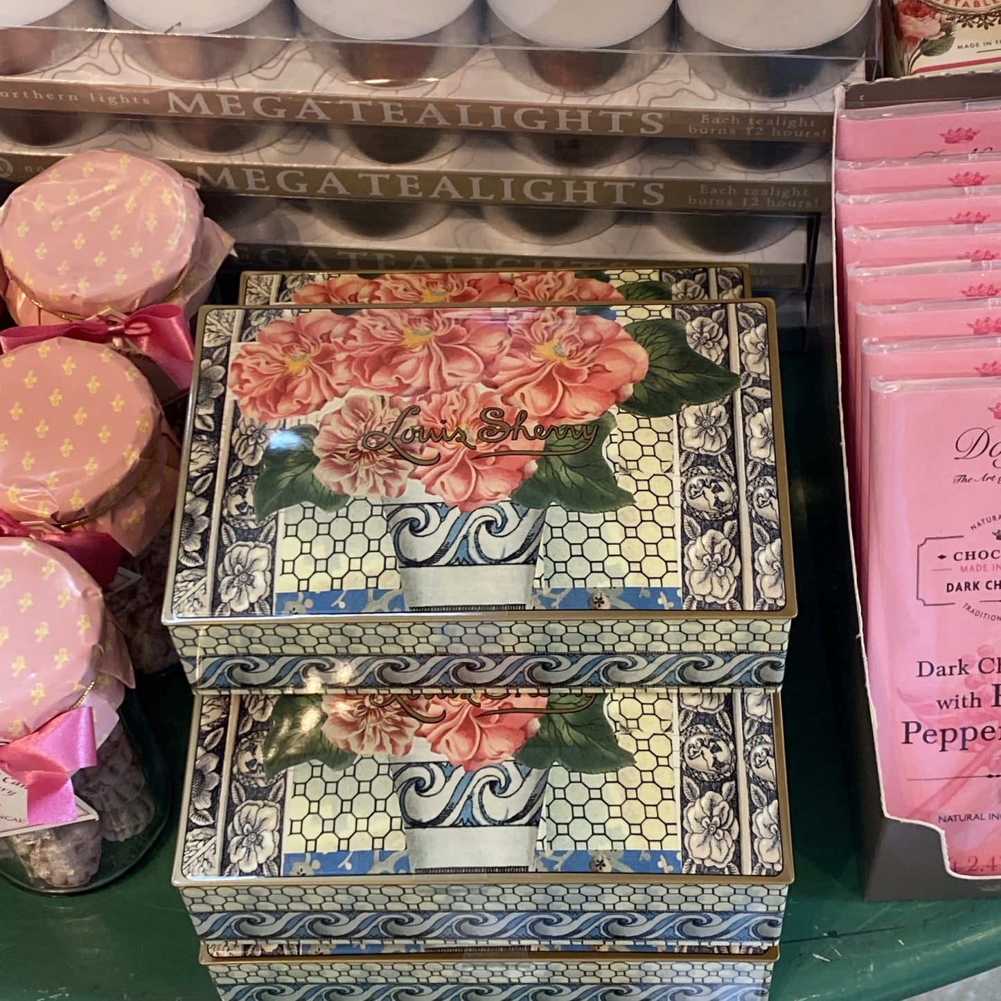 John Derian Pink Flower Twelve Piece Tin
