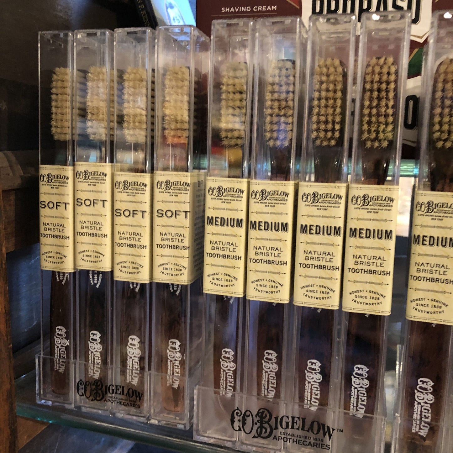 Natural Bristle Tortoise Toothbrush - Medium