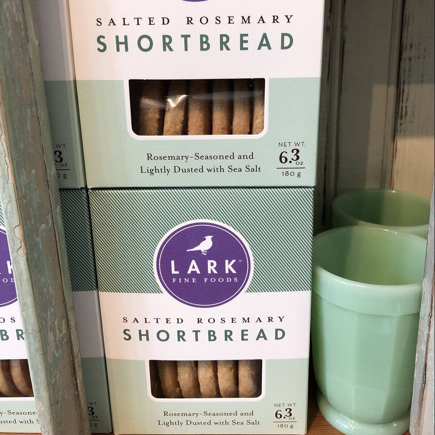 Salted Rosemary Shortbread Cookie