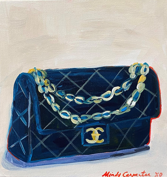 Navy Chanel Bag by Mindy Carpenter