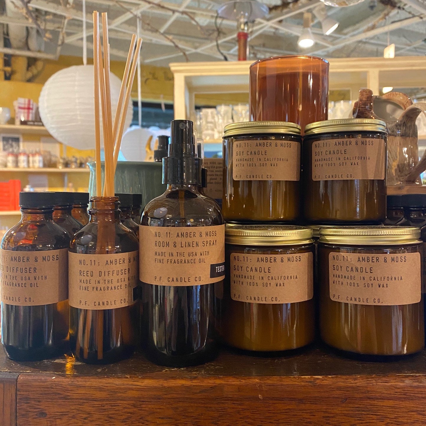 Amber & Moss Soy Candle