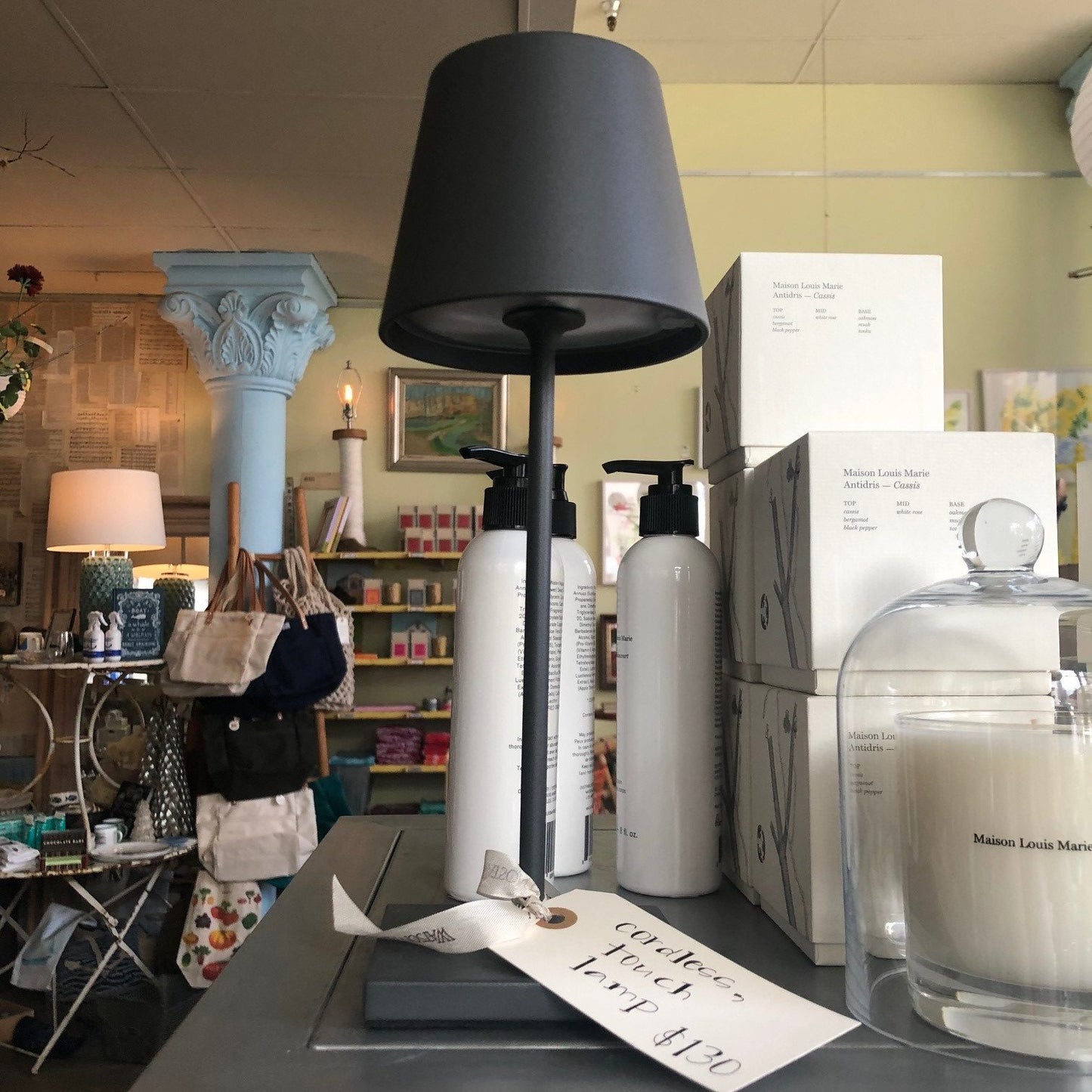 Poldina Mini Grey Cordless Lamp