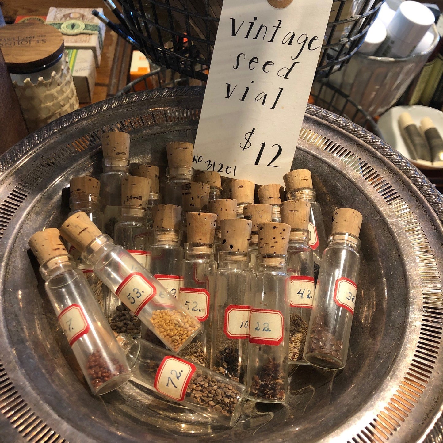 Vintage Seed Vial