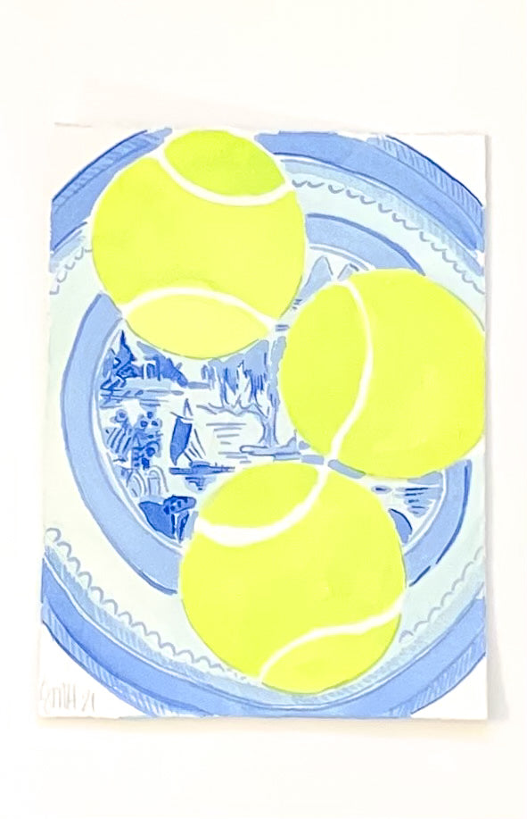 Tennis Whites and Blues