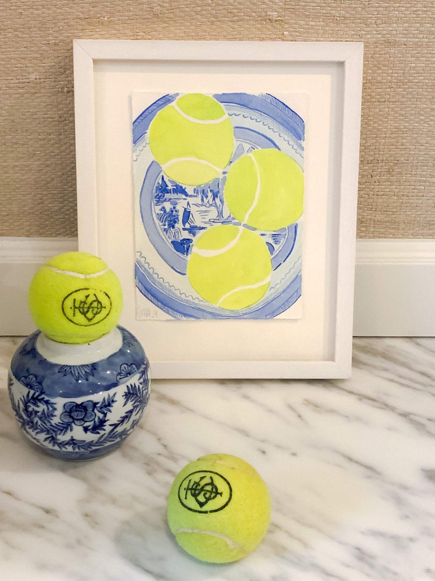 Tennis Whites and Blues