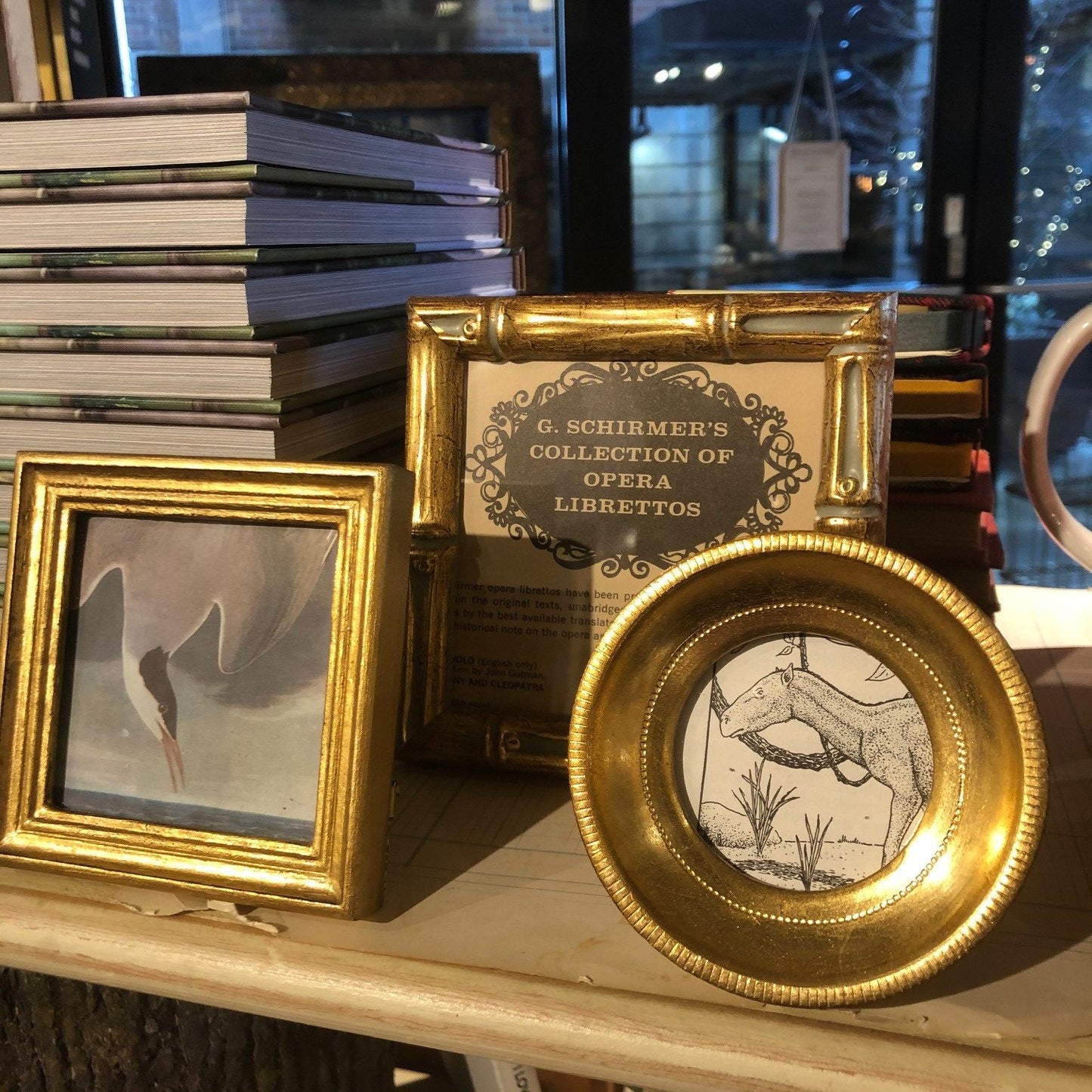 3x3" Square Gold Frame