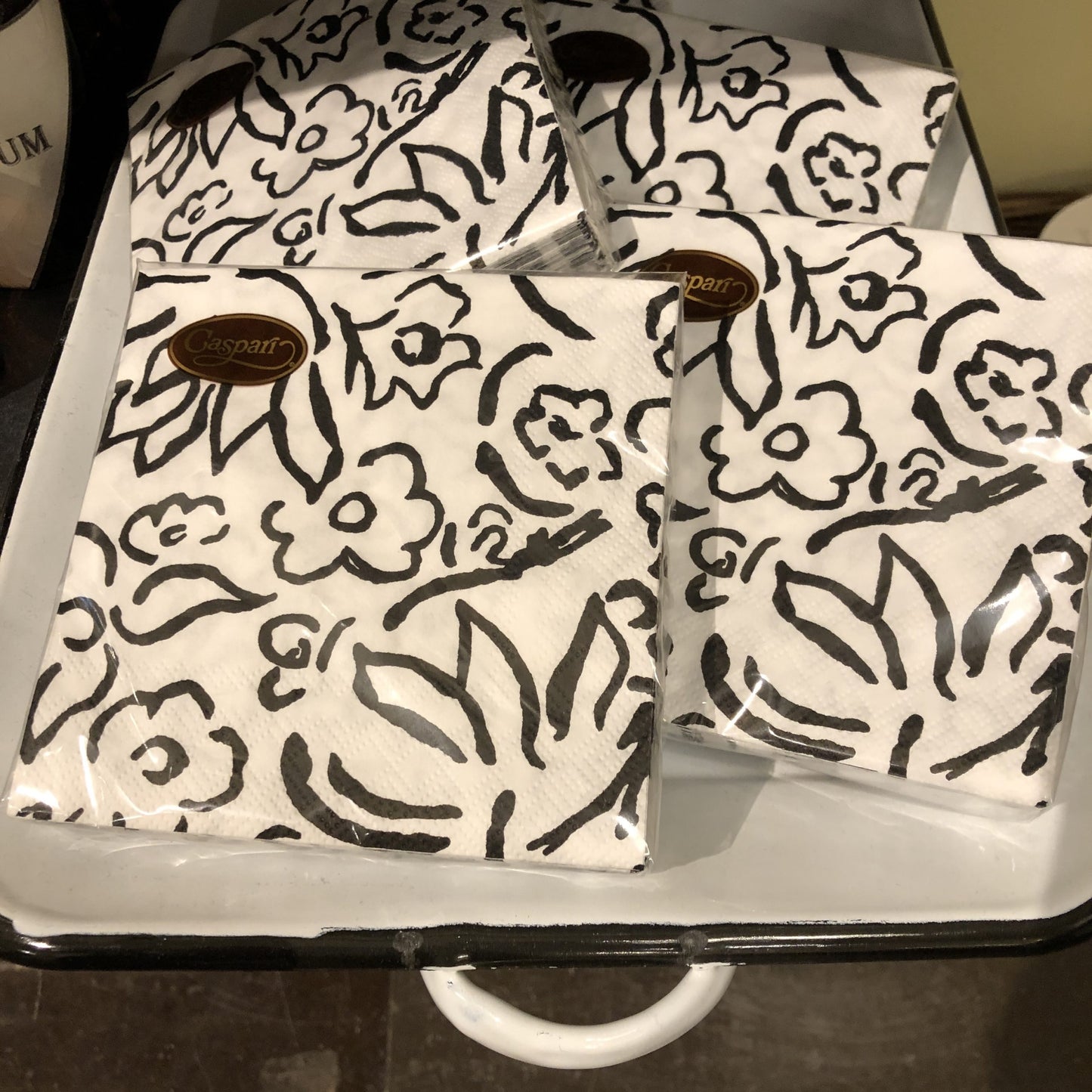 Matisse Black Cocktail Napkins