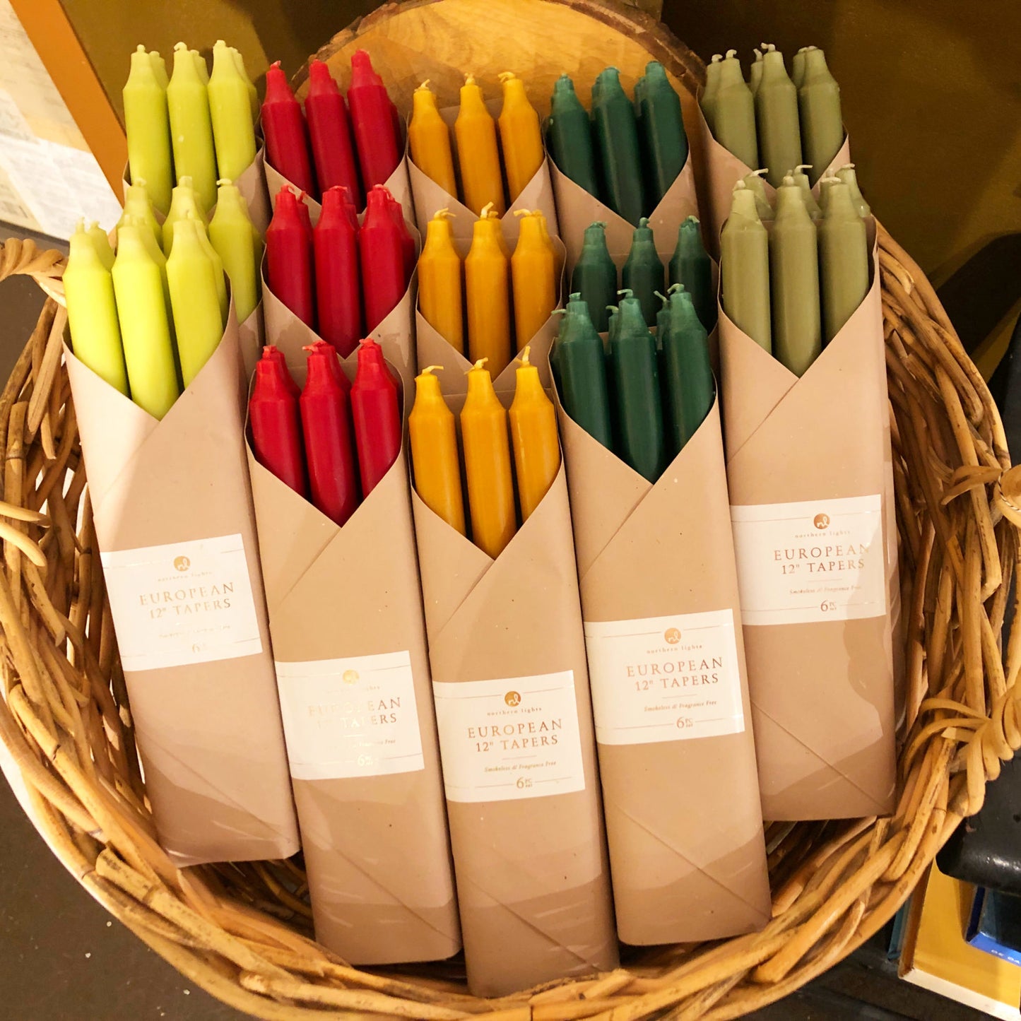 Tan European Taper Set
