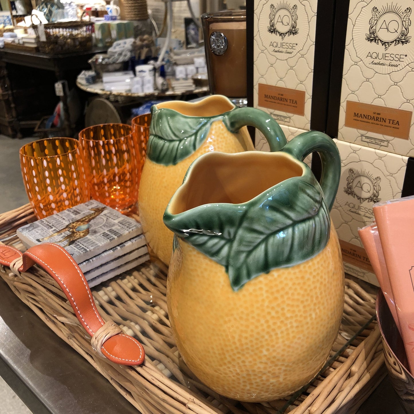 Orange Pitcher