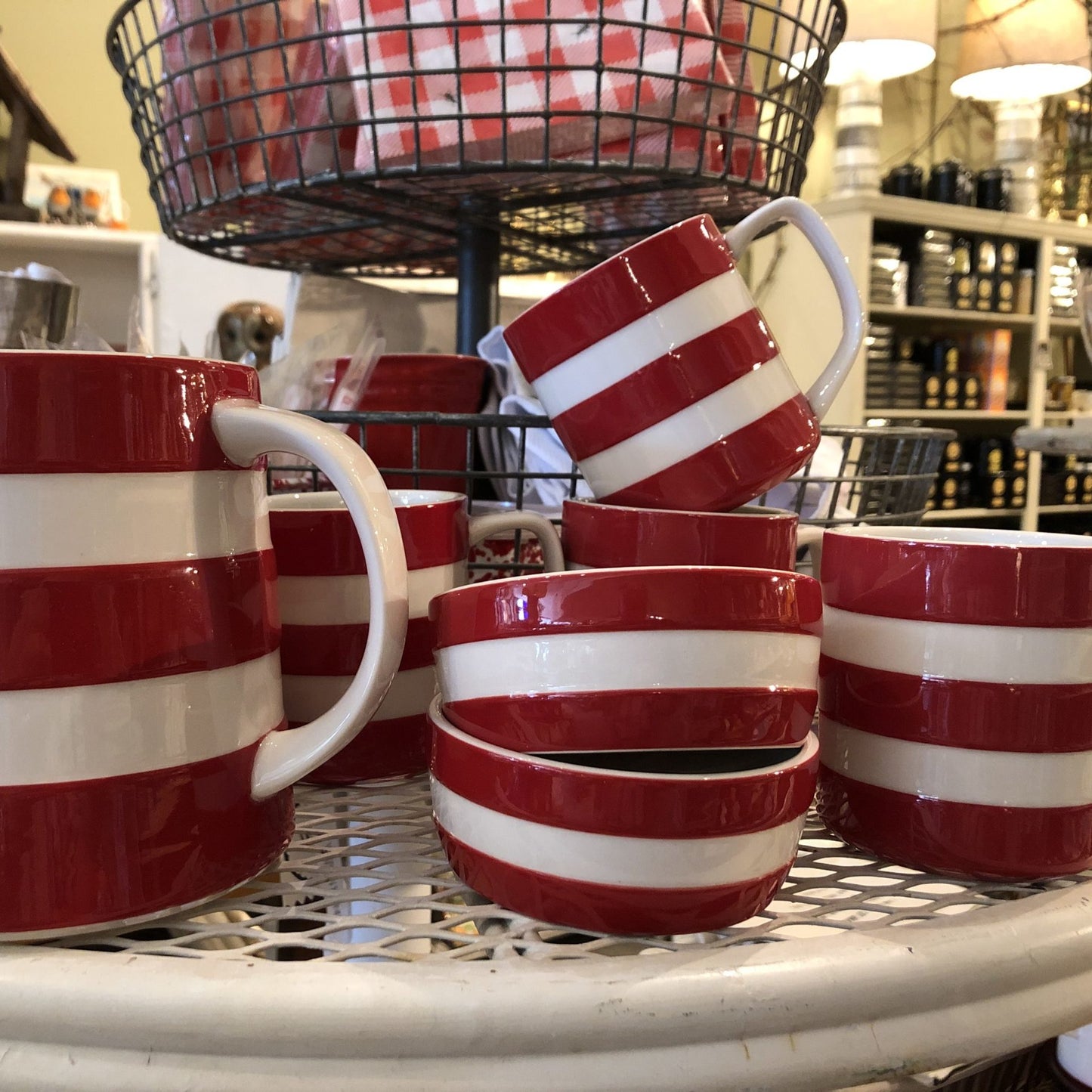 Cornishware Red Dip Bowl