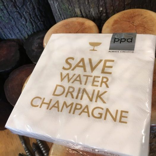 Drink Champagne Napkins