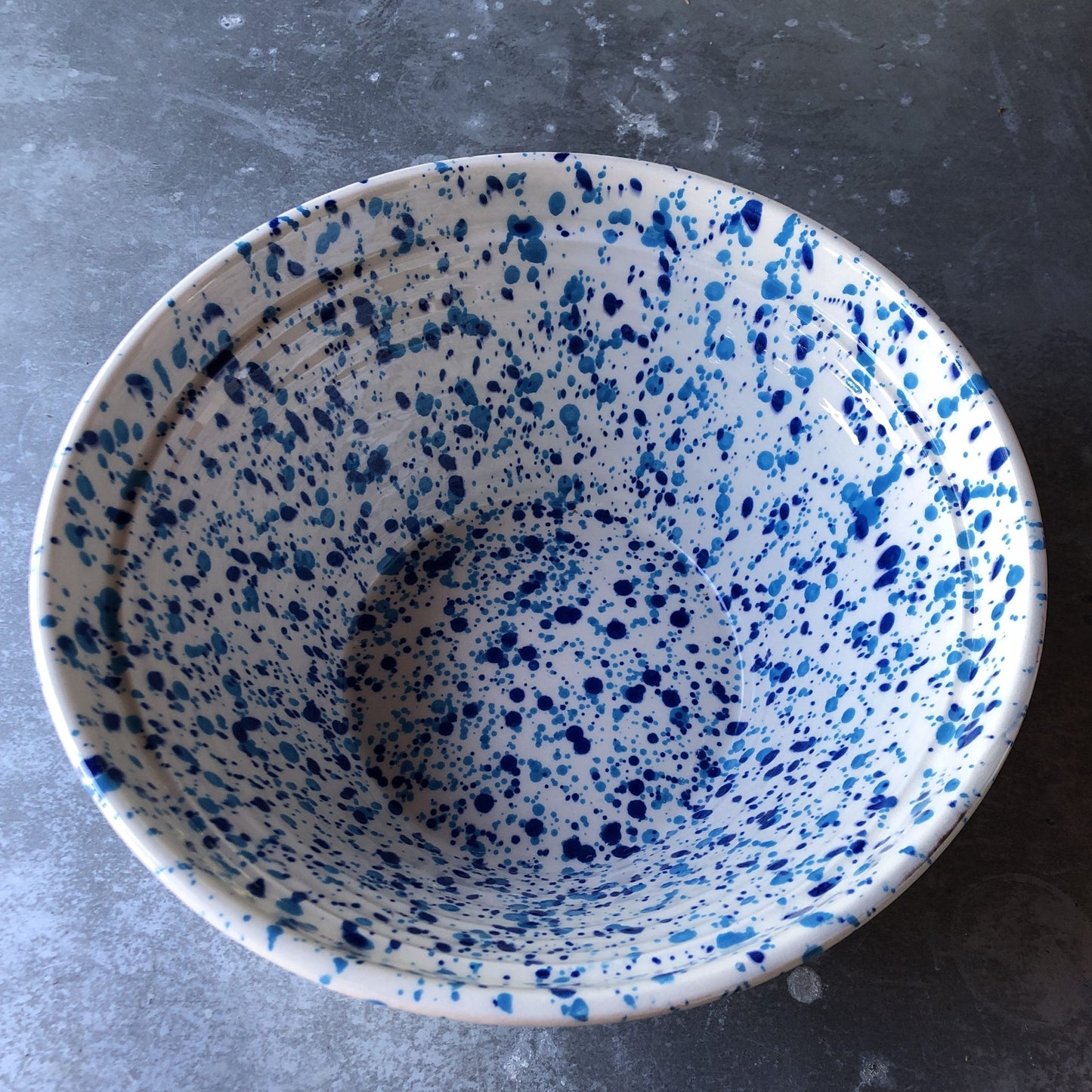 Splatter Serving Bowl