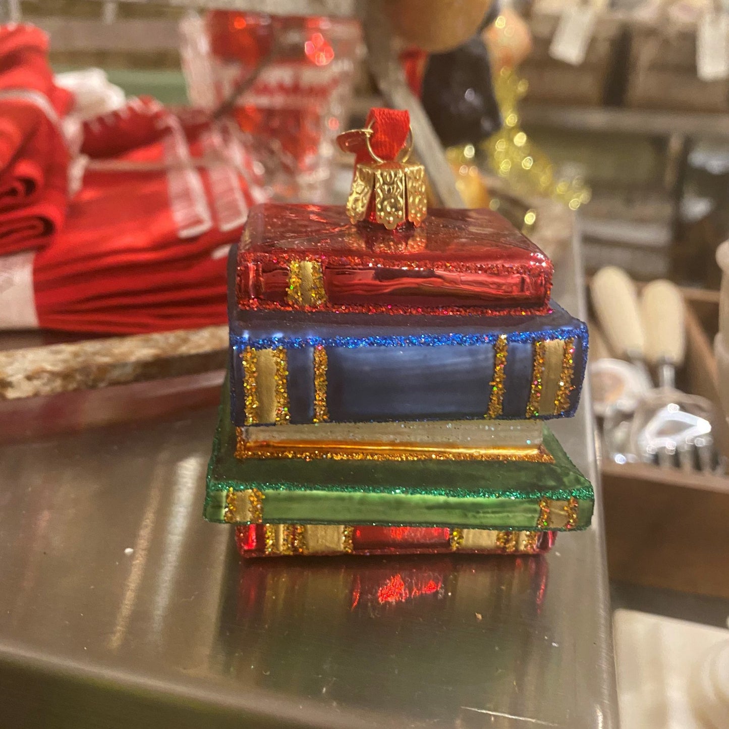 Book Stack Ornament