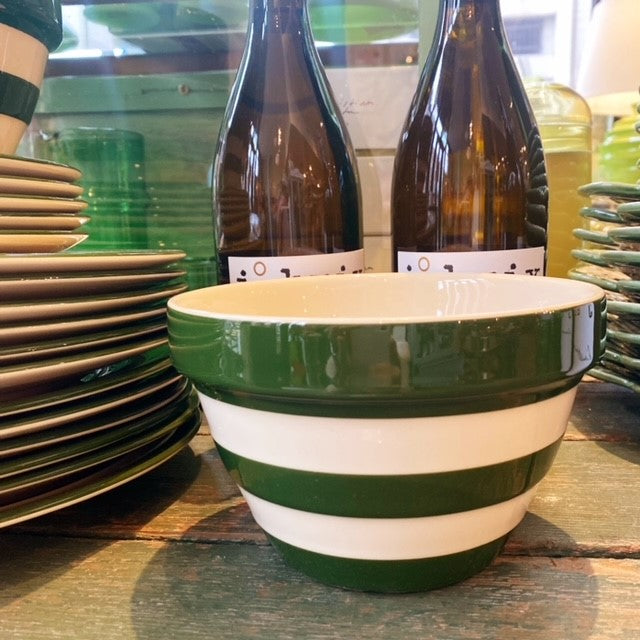 Cornishware Green Striped Mixing Bowl