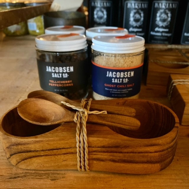 Wood Salt and Pepper Cellar
