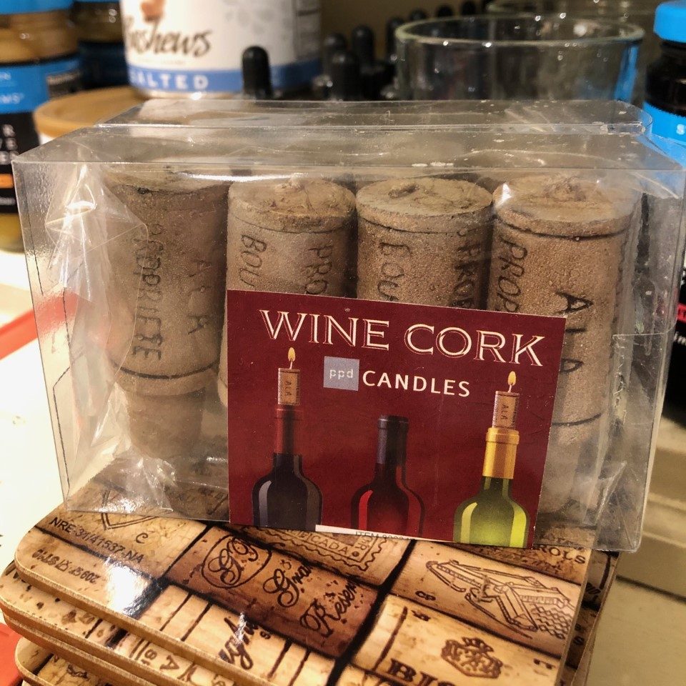 Wine Cork Candles