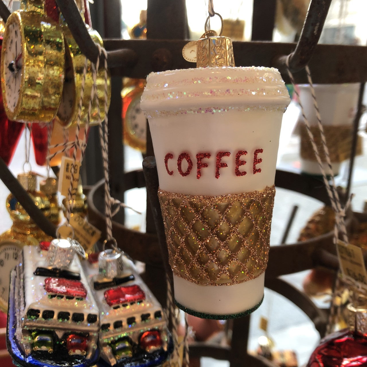 To-Go Coffee Cup Holiday Ornament