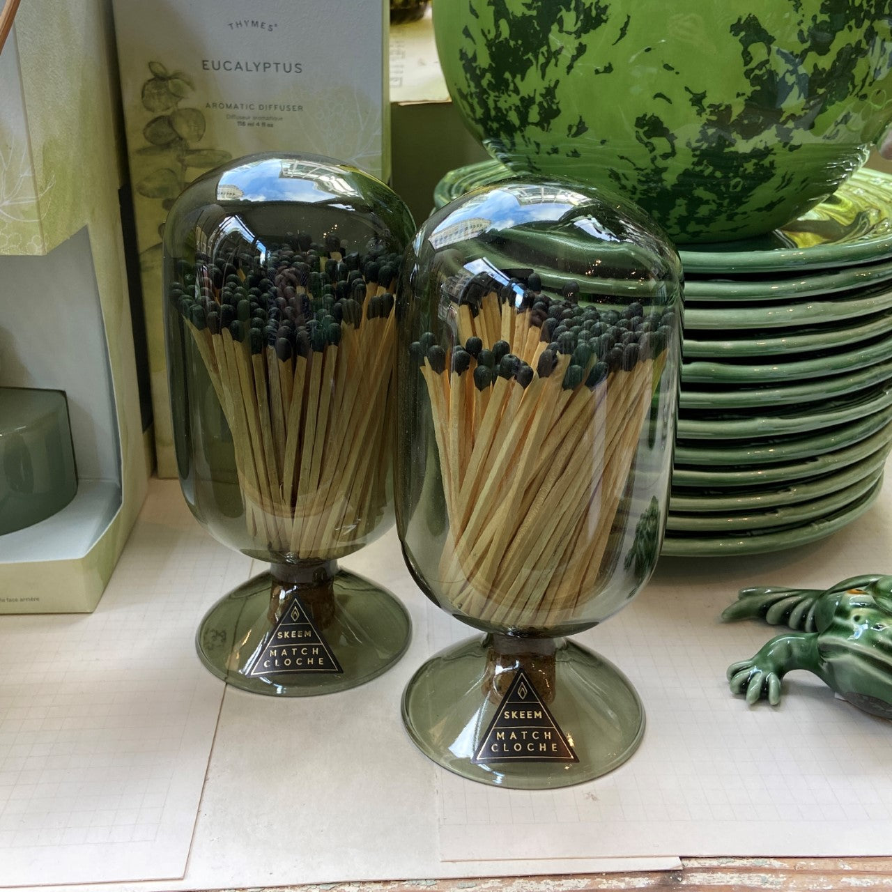 Olive Green Match Cloche