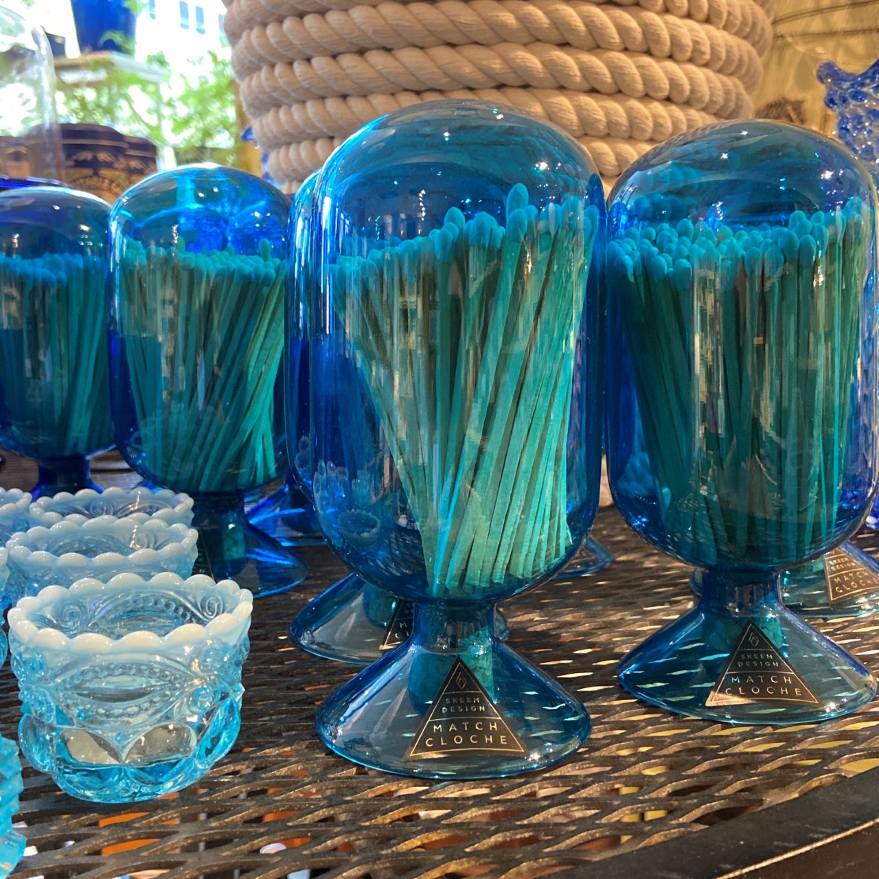 Brightest Blue Match Cloche