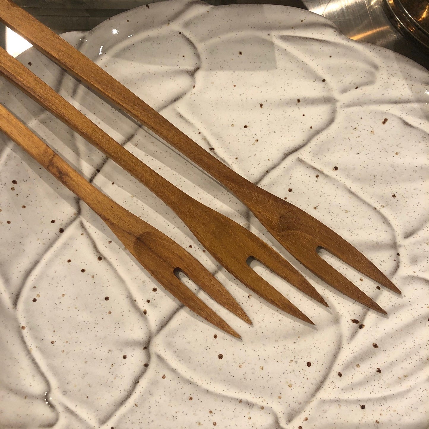 Long Teak Fork