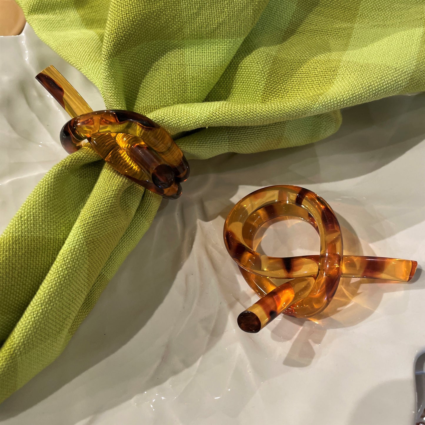 Napkin Ring Knotted Tortoise