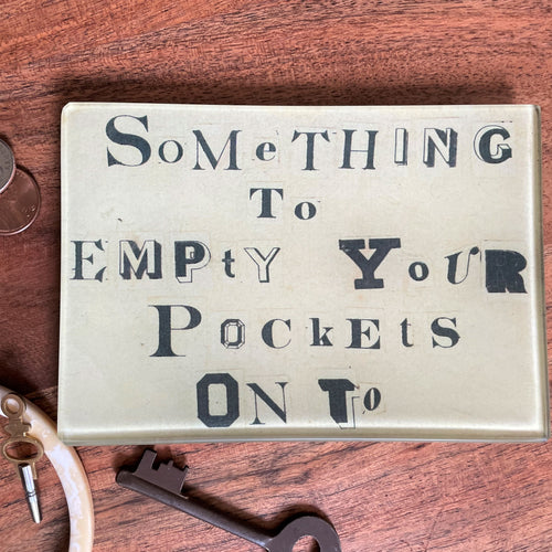Empty Pockets Rectangular Tray