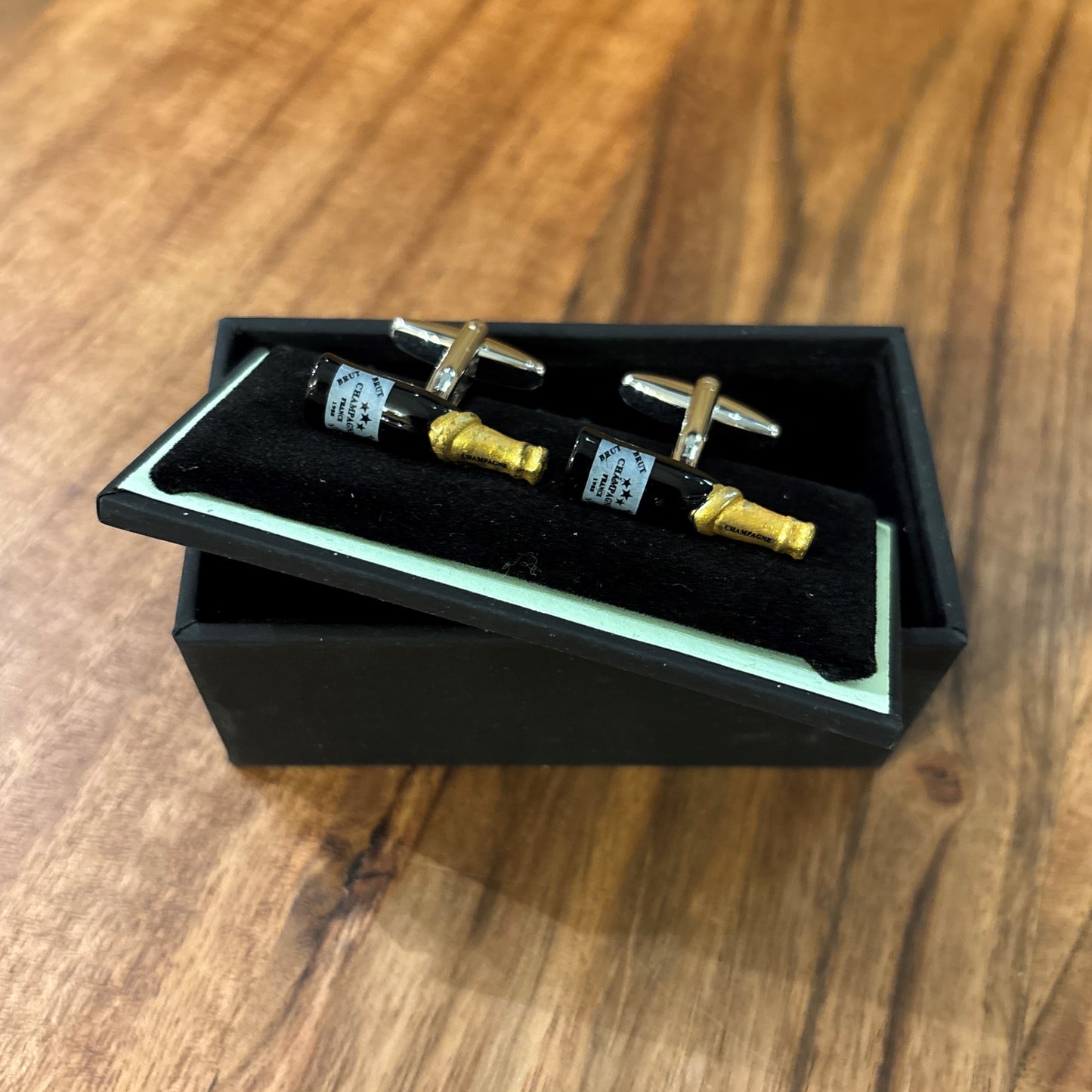 Champagne Bottle Cufflinks