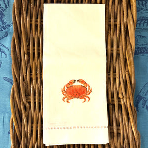 Crab Red Hand Towel