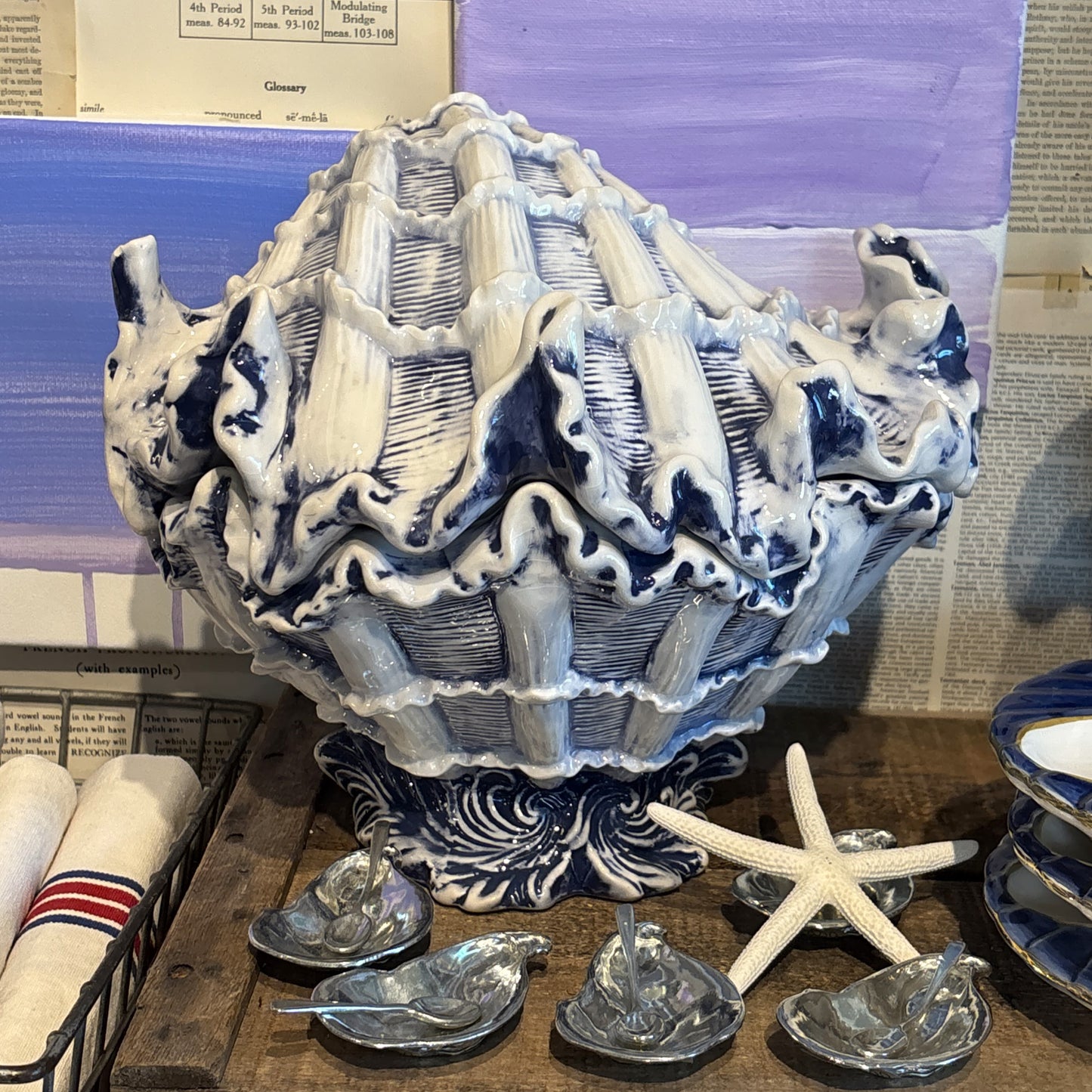 Ocean of Abundance Shell Tureen