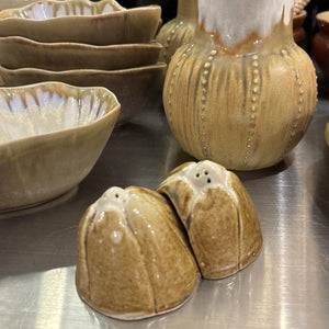 Barnacle Mint & Tortoise Salt & Pepper Set