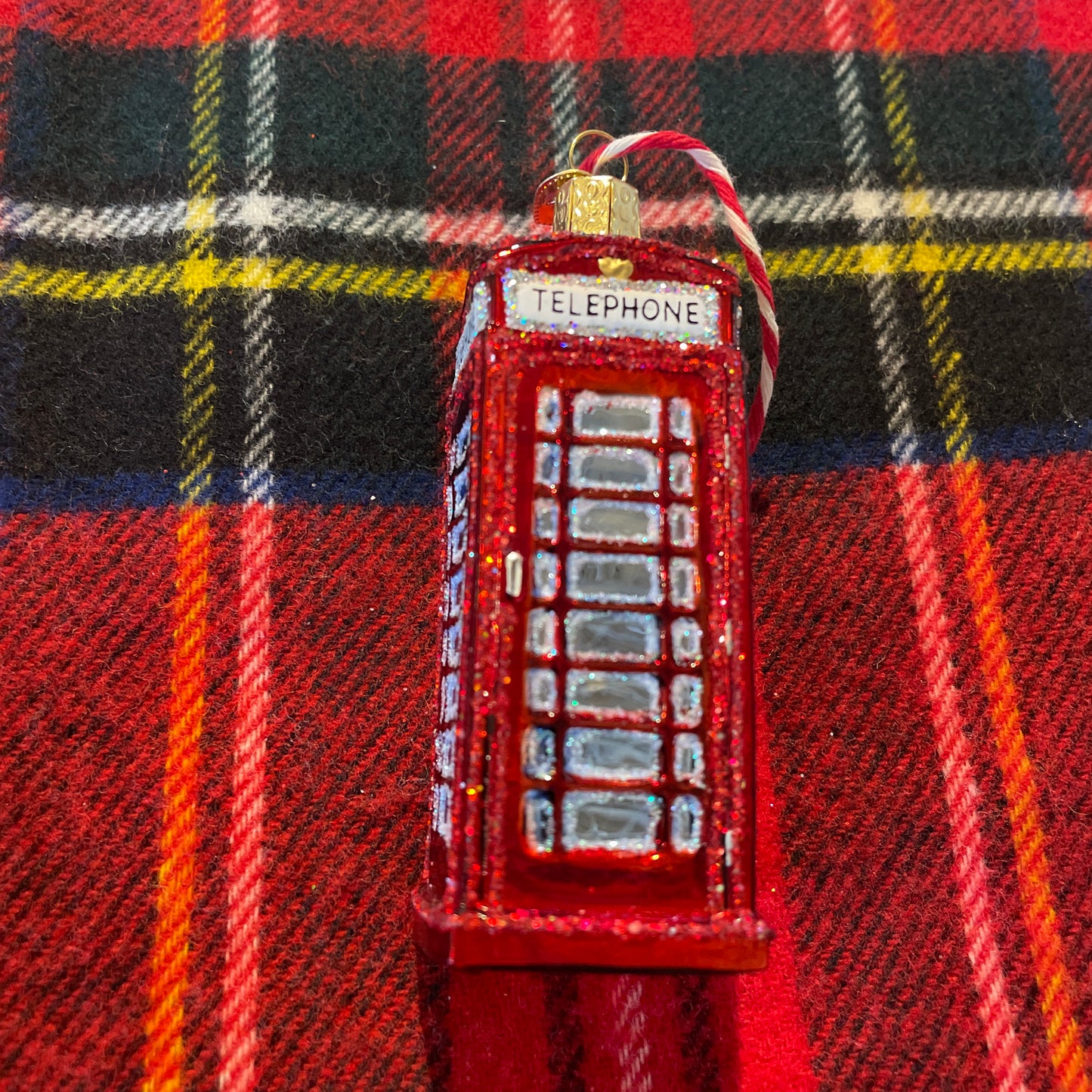 English Phonebooth Ornament