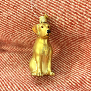Yellow Lab Ornament