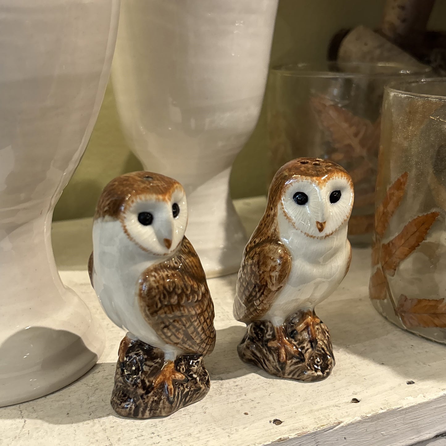 Barn Owl Salt & Pepper Set