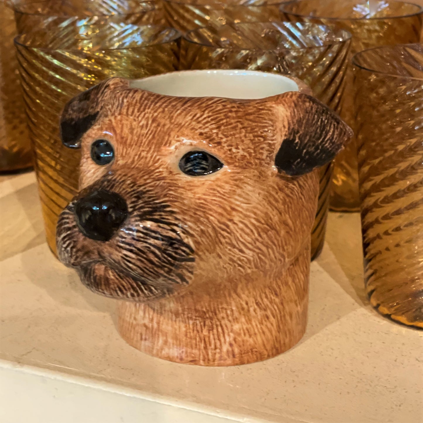 Border Terrier Pencil Pot