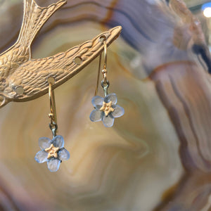 Tiny Forget Me Not Earrings