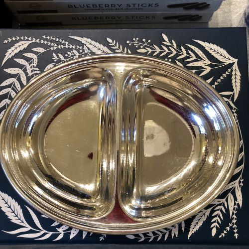 Vintage Oval Divided 7" Dish